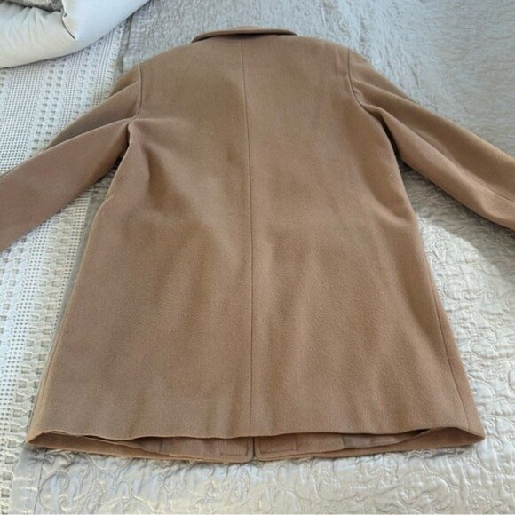 Vintage Camel Button Front Coat Size M - Picture 7 of 7